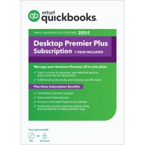 QuickBooks Desktop Premier Plus 2024 - Comprehensive Intuit QuickBooks Solution