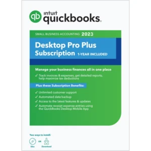 QuickBooks Desktop Pro Plus 2023 - Intuitive Accounting Software