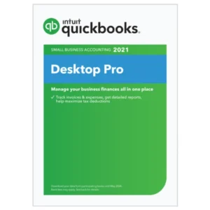 QuickBooks Intuit software - QuickBooks Desktop Pro 2021 available for instant download and activation.